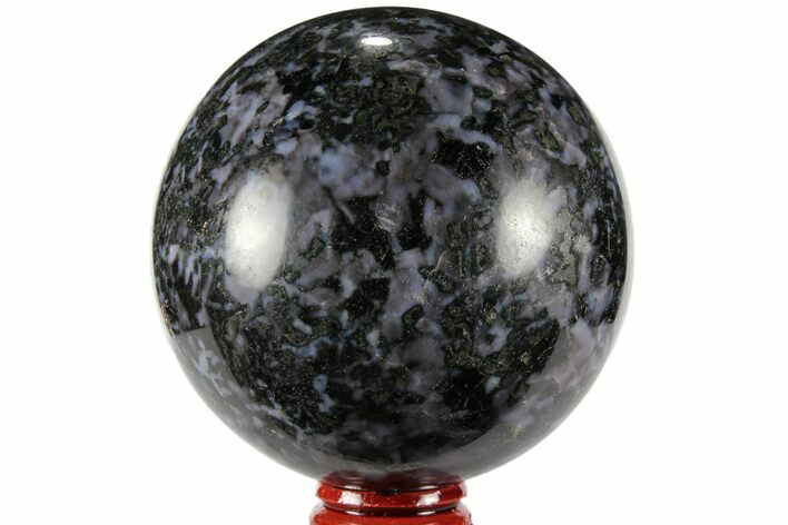 Polished, Indigo Gabbro Sphere - Madagascar #96006